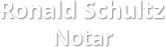 The logo for Notar Ronald Schultz